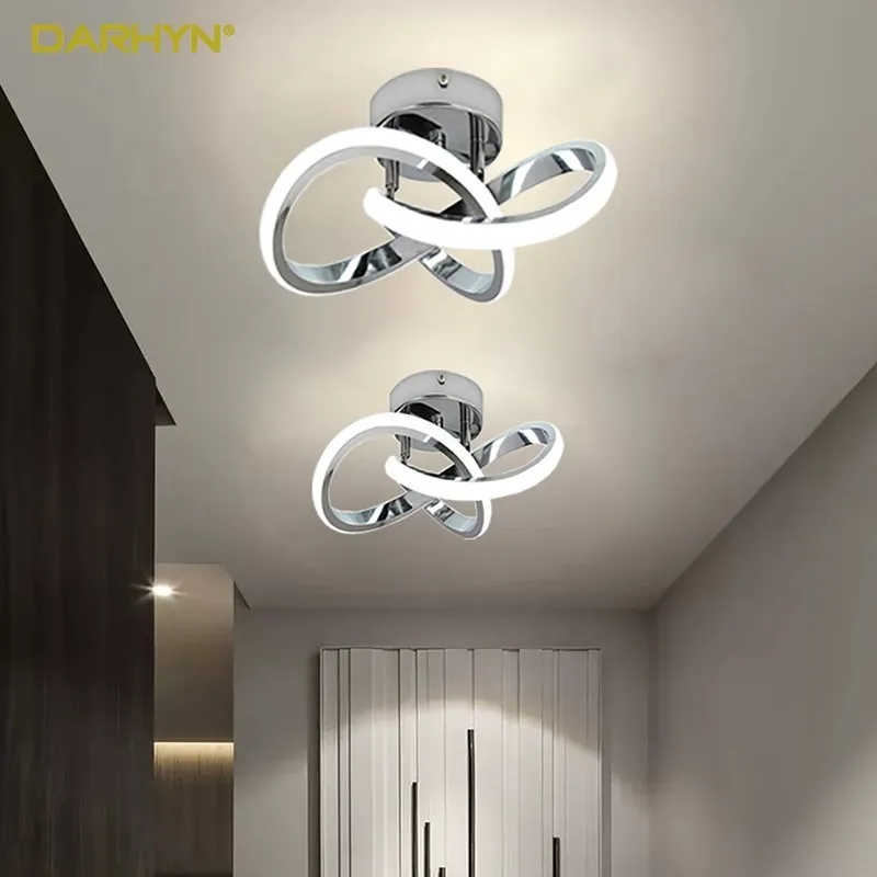 Moderno minimalista LED Strip Luzes de teto, Home Decor Luminárias, Sala Lâmpadas, Varanda, Entrada, Escada 2