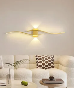 Luminárias de Parede LED para Decoração de Interiores, para Banheiro e Quarto, Estilo Nórdico, AC85-265V, Iluminação de Parede para Hall de Entrada e Corredor 5