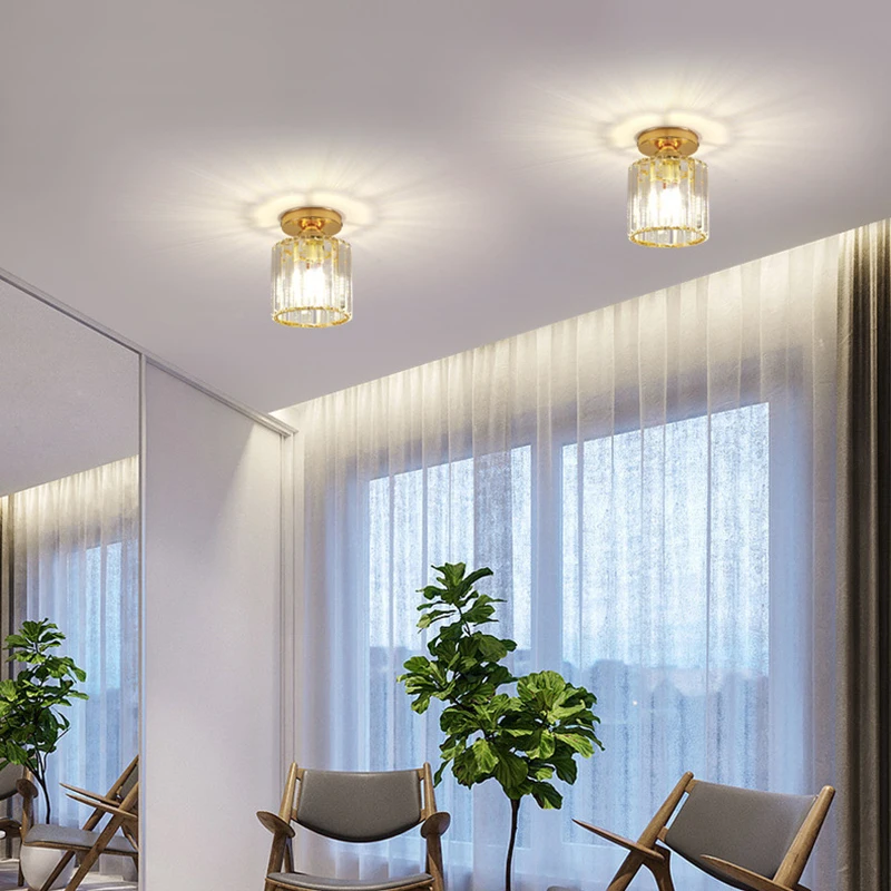 Novos Lustres de Teto de Cristal para Sala de Estar, Luminária Suspensa para Quarto, Lustre para Villa, Iluminação Decorativa para Ambientes 4