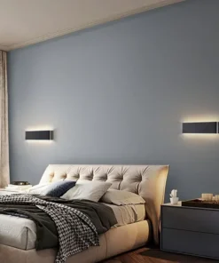 Moderna lâmpada de parede led para cabeceira sala estar escadas corredor banheiro casa decorações arandela luminária interior lustre 6