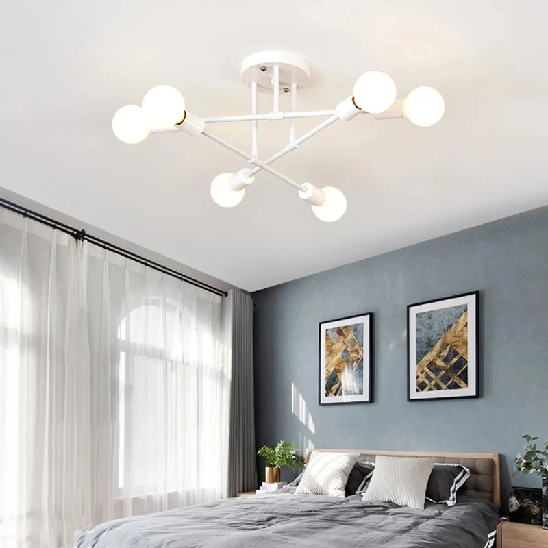 Nordic minimalista pingente de luz lâmpada do teto led lustre adequado para quartos salas estar preto ouro iluminação decoração 4