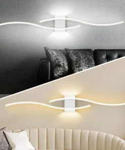 Luminárias de Parede LED para Decoração de Interiores, para Banheiro e Quarto, Estilo Nórdico, AC85-265V, Iluminação de Parede para Hall de Entrada e Corredor 3