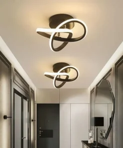 Moderno minimalista LED Strip Luzes de teto, Home Decor Luminárias, Sala Lâmpadas, Varanda, Entrada, Escada 5