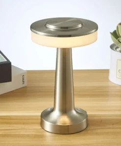 Ufo lâmpada de mesa metal toque decoração para bar mesa café restaurante decoração luz led recarregável luzes da noite quarto 3