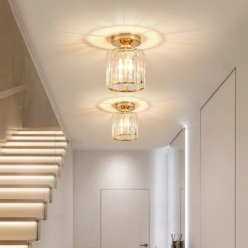 Novos Lustres de Teto de Cristal para Sala de Estar, Luminária Suspensa para Quarto, Lustre para Villa, Iluminação Decorativa para Ambientes 3