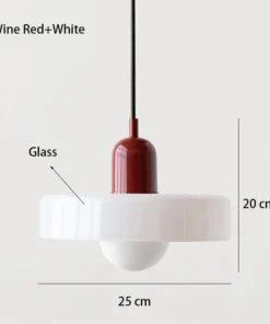 Nordic vidro bauhaus sala de jantar lustre sala estar quarto bar retro café decoração lustre luminárias 6
