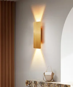 Simples e moderno 6w led lâmpada de parede interior quarto sala estar iluminação casa corredor decoração alumínio luz parede AC85-265V 3