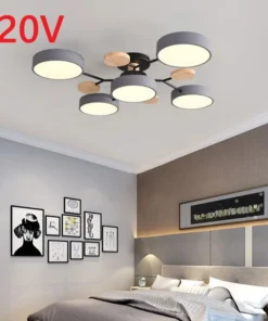 Lustre LED com 3 Cores Diferentes, Iluminação Interior, Adequado para Sala de Estar, Quarto, Hotel, Apartamento, Estudo, Decoração do Lar 3