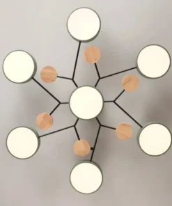 Lustre LED com 3 Cores Diferentes, Iluminação Interior, Adequado para Sala de Estar, Quarto, Hotel, Apartamento, Estudo, Decoração do Lar 4