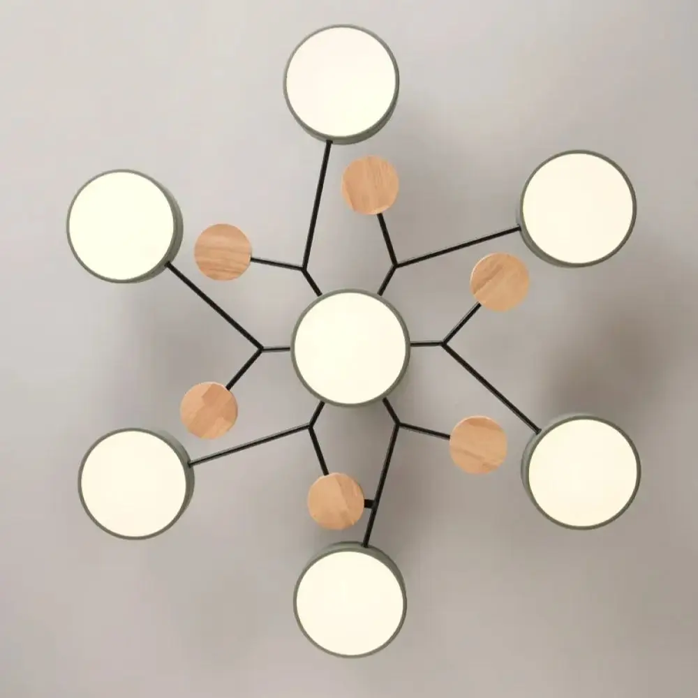 Lustre LED com 3 Cores Diferentes, Iluminação Interior, Adequado para Sala de Estar, Quarto, Hotel, Apartamento, Estudo, Decoração do Lar 4