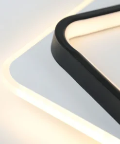 Simples e moderno decoração led luz de teto nordic luxo interior lâmpada do teto sala estar corredor quarto criativo metal luz teto 6