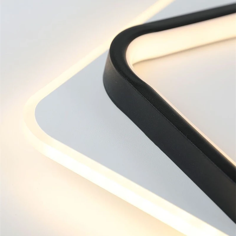 Simples e moderno decoração led luz de teto nordic luxo interior lâmpada do teto sala estar corredor quarto criativo metal luz teto 6