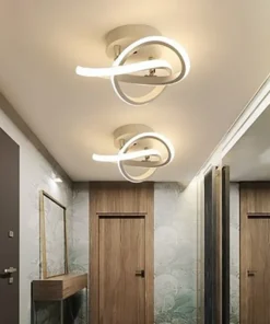 Moderno minimalista LED Strip Luzes de teto, Home Decor Luminárias, Sala Lâmpadas, Varanda, Entrada, Escada 4