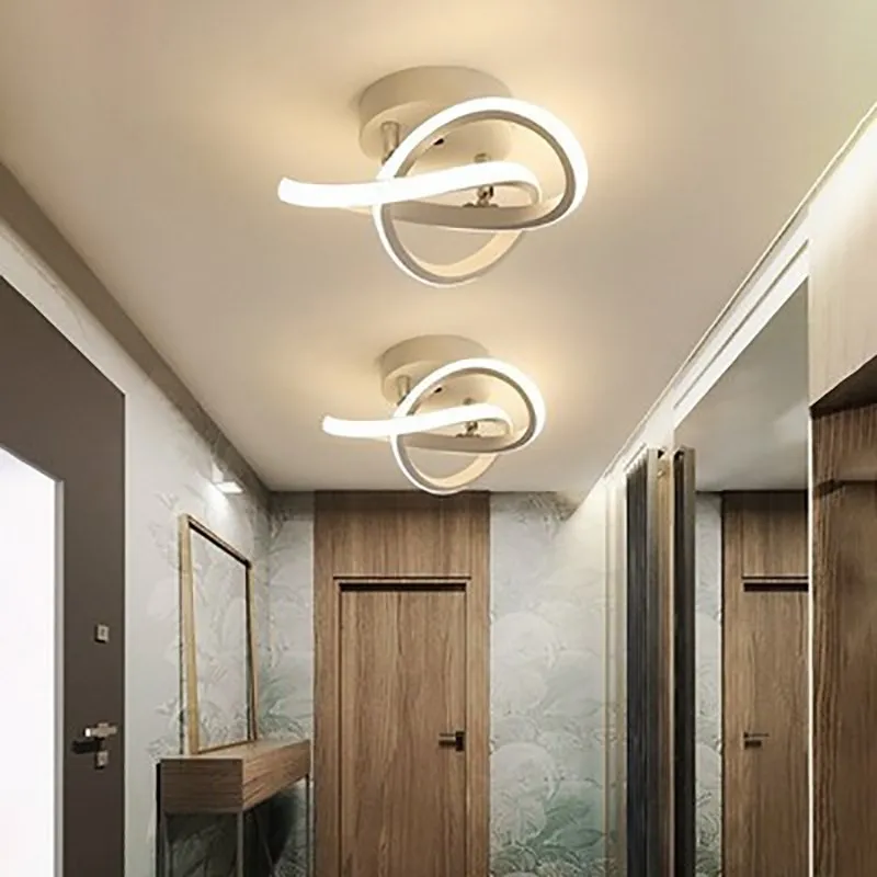 Moderno minimalista LED Strip Luzes de teto, Home Decor Luminárias, Sala Lâmpadas, Varanda, Entrada, Escada 4