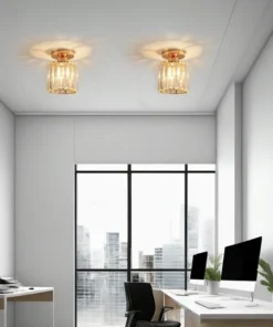 Novos Lustres de Teto de Cristal para Sala de Estar, Luminária Suspensa para Quarto, Lustre para Villa, Iluminação Decorativa para Ambientes 5