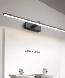 Luminária de Parede LED Moderna para Banheiro, Três Cores de Luz, em Alumínio, para Espelho de Banheiro e Maquiagem 3