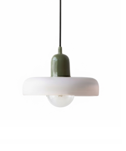 Luminária Pendente Bauhaus de Vidro Colorido – Design Nórdico Moderno para Sala de Jantar | Metal Center Brasil