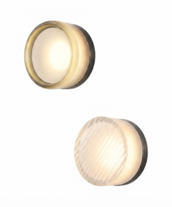 Arandela LED Redonda em Acrílico – Luminária de Parede Moderna para Sala, Varanda e Ambientes Internos