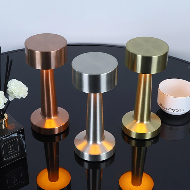 1200mah metal recarregável ponto de toque lâmpada quarto led cabeceira decoração candeeiro mesa restaurante bar desktop iluminação humor luzes da noite 6
