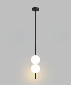 Luminária pendente de cabeceira para quarto, luminária pendente nórdica para fundo de tv, cozinha, ilha, restaurante, sala de jantar, iluminação led 6
