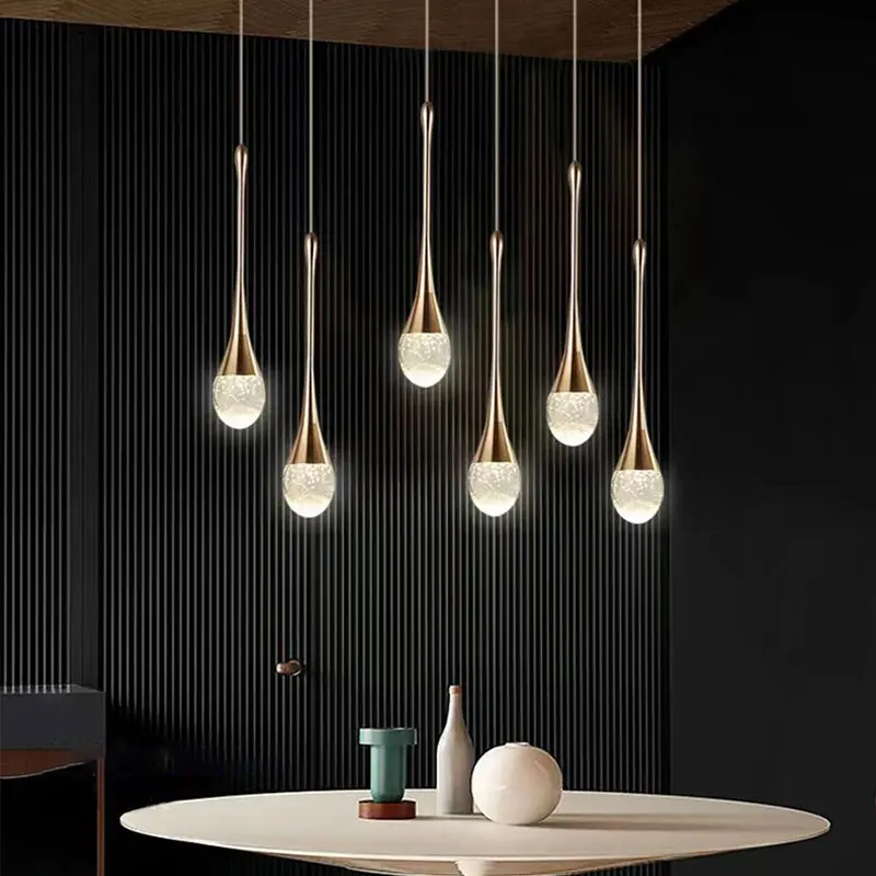 Modern Bubble Crystal Pendant Lights, Interior Pendurado Lâmpada, Cozinha Ilha, Jantar, Sala de Estar, Bar, Café, Decoração de Casa 2