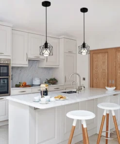 Luminária pendente nórdica moderna e minimalista E27 para sala de jantar, cozinha, balcão de bar, corredor, banheiro, quarto e cabeceira 2