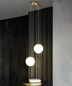 Vidro moderno led luzes pingente nordic sala de estar quarto luminárias iluminação interior restaurante bar decoração casa lâmpada pendurada 220v 2