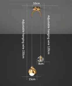 Moderno simples pingente de cristal luz luxo quarto cabeceira pendurado lâmpada nordic minimalista longa linha sala estar decoração casa 6