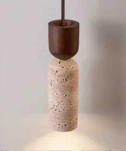 Lustre de cabeceira de quarto estilo wabi-sabi japonês, hotel vintage de estilo francês e atmosfera de casa de família criativa e individual 5