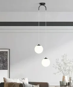 Vidro moderno led luzes pingente nordic sala de estar quarto luminárias iluminação interior restaurante bar decoração casa lâmpada pendurada 220v 5