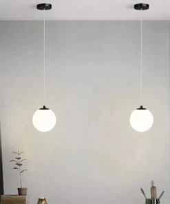 Vidro moderno led luzes pingente nordic sala de estar quarto luminárias iluminação interior restaurante bar decoração casa lâmpada pendurada 220v 3
