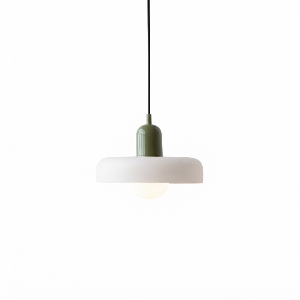 Luminária Pendente de Vidro Nórdica Retrô E27 – Design Vintage Moderno para