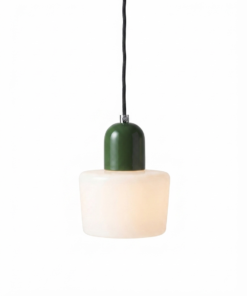 Lustre Pendente Vintage de Vidro Colorido E27 – Luminária Retrô Decorativa para Quarto, Sala de Jantar, Cozinha e Ambientes Modernos