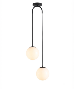 Luminária Pendente LED de Vidro Moderno Nórdico – Lustre Decorativo Minimalista para Sala, Quarto, Restaurante, Bar e Ambientes Sofisticados