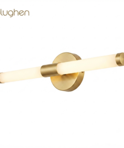 Arandela LED Linear Dourada para Banheiro, Espelho e Decoração – Design Moderno
