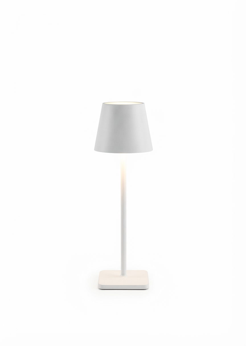 Luminária de Mesa LED Recarregável Touch 3 Cores – Sem Fio para Quarto, Restaurante e Decoração