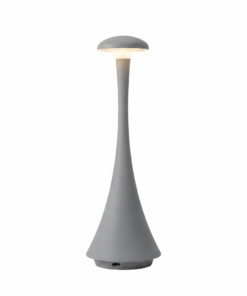 Luminária de Mesa LED Cogumelo Touch Recarregável USB-C – Sem Fio com Brilho Regulável para Quarto, Sala e Decoração