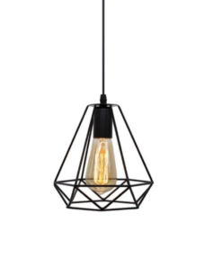 Luminária Pendente Vintage Industrial em Ferro Forjado – Lustre Moderno para Sala, Cozinha, Restaurante e Decoração